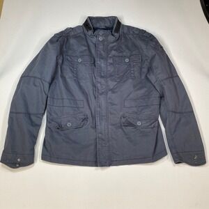Brandit Britannia‎ Jacket Mens XL Indigo Military Style Field Coat